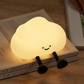 Cloud Night Light for Kids, Adorable Touch Night Lamp Silicone Dimmable LED by NesveCit