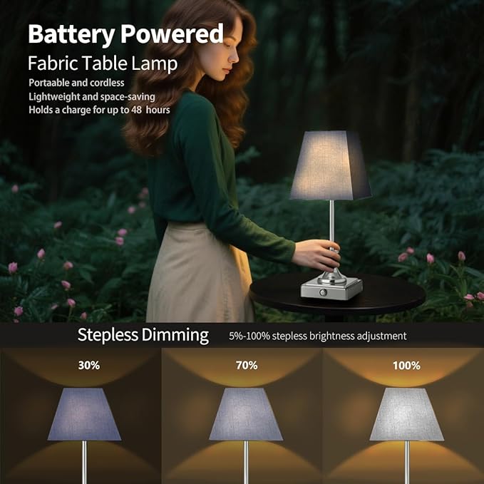 Rechargeable LED Table Lamps - Image 3