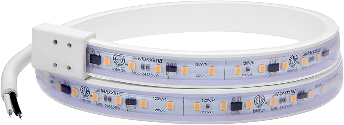 Maxxima 24 in. Hardwired LED Under Cabinet Strip Light, 920 Lumens, 3000K Warm by MaxximaLEDLighting