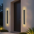 2 Pack Outdoor Wall Light for Porch, 32 inch Modern Led Long Wall Lights Fixture by QueeuQLighting