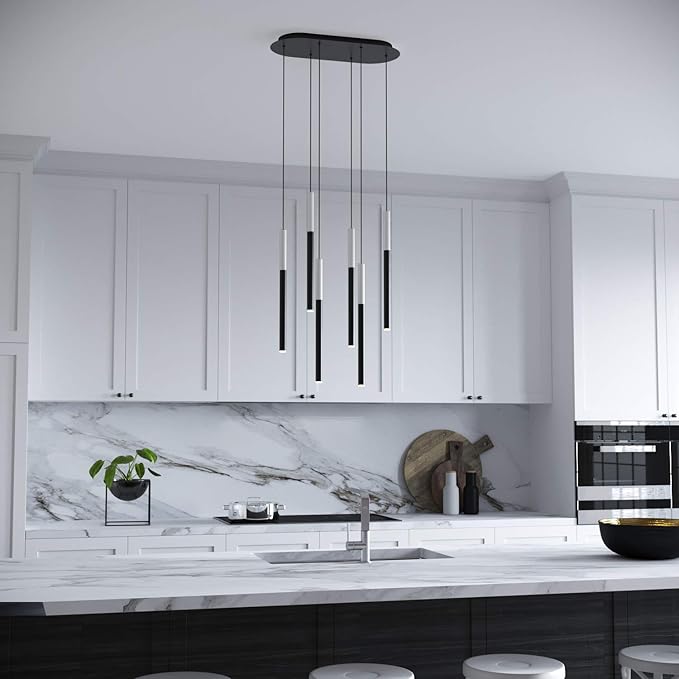 ALTAIR 6 Mini Pendant Lighting White-Black - Image 4