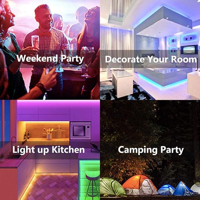 50FT Smart LED Strip Lights, Sync to Music - Image 6