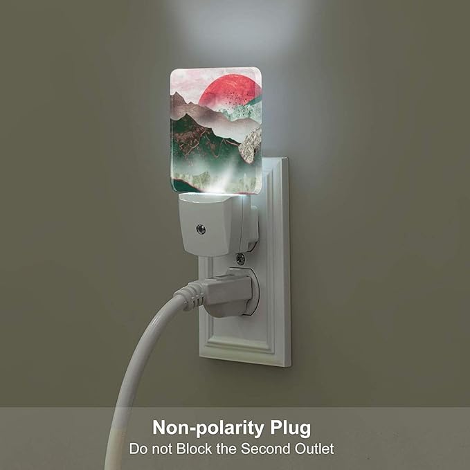 Abstract Mountains Night Light, Plug Into Wall Decor - Image 5