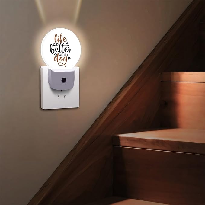 Round LED Night Light, Life is Better - Image 7