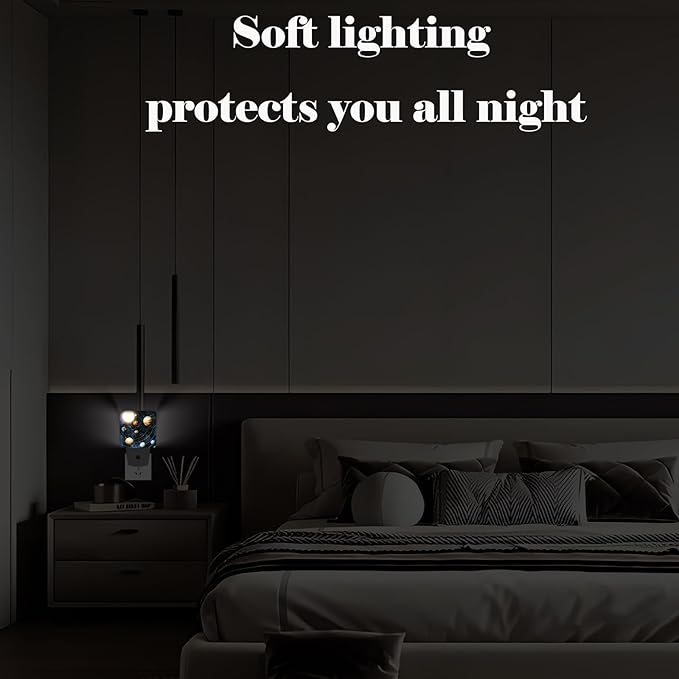 Solar System Planets Night Light, Plug-in Nightlights Auto Sensor Night Lamp - Image 7