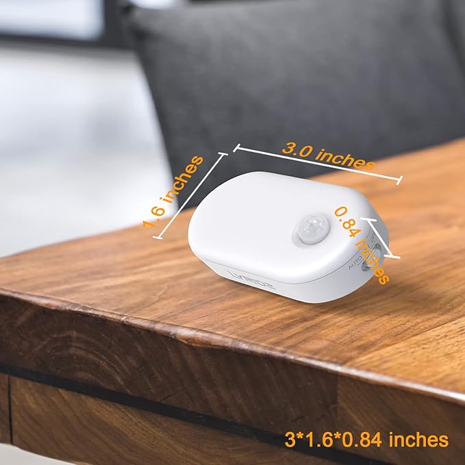 Lyridz Amber Night Light with Motion Sensor, Plug in LED Nightlights, 120LM - Image 8