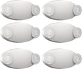 6 Packs Emergency Lights for Business, Hard Wired, LED Emergency Lights by EXITLUX