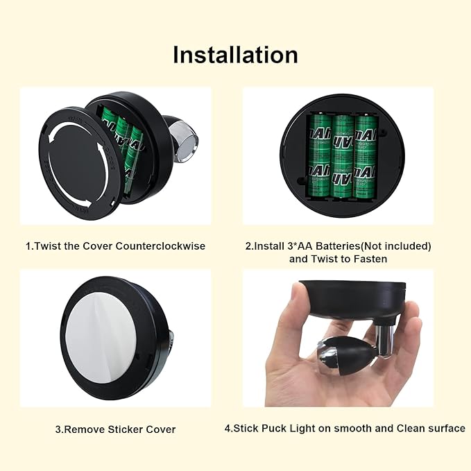 LED Battery Operated Spotlight RGBW Small Spot Lights Indoor - Image 6