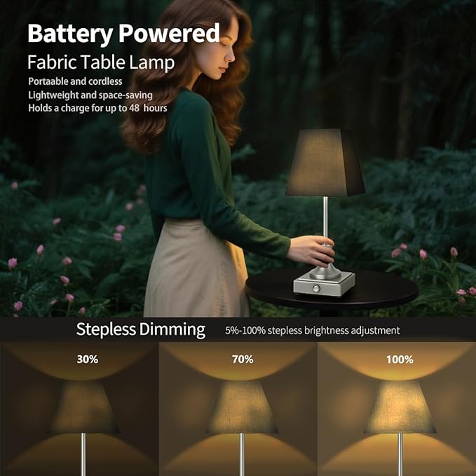 Rechargeable LED Table Lamps - Image 3
