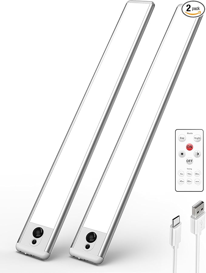 EZVALO Under Cabinet Lights, 14.5'' Motion Sensor Light Indoor Dimmable by EZVALO