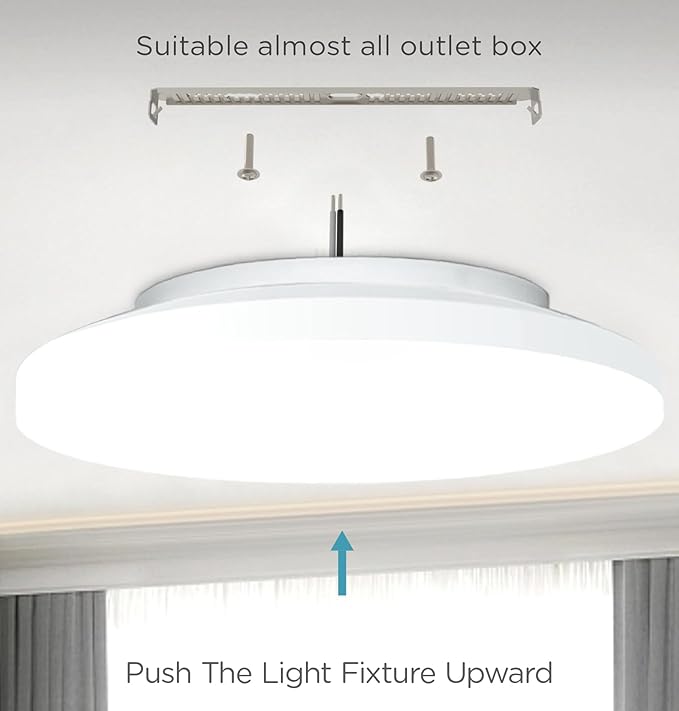 Flush Mount Ceiling Light Fixture Wired Dimmable, 13 Inch 24W, 5 CCT - Image 6