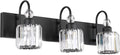Ralbay Modern Crystal Vanity Light 3-Lights Modern Crystal Vanity Lights by RalbayLighting