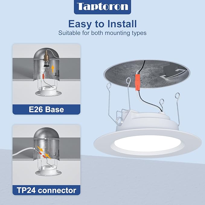 Recessed Lighting 5/6 Inch Color Changing LED Can Lights - Image 6