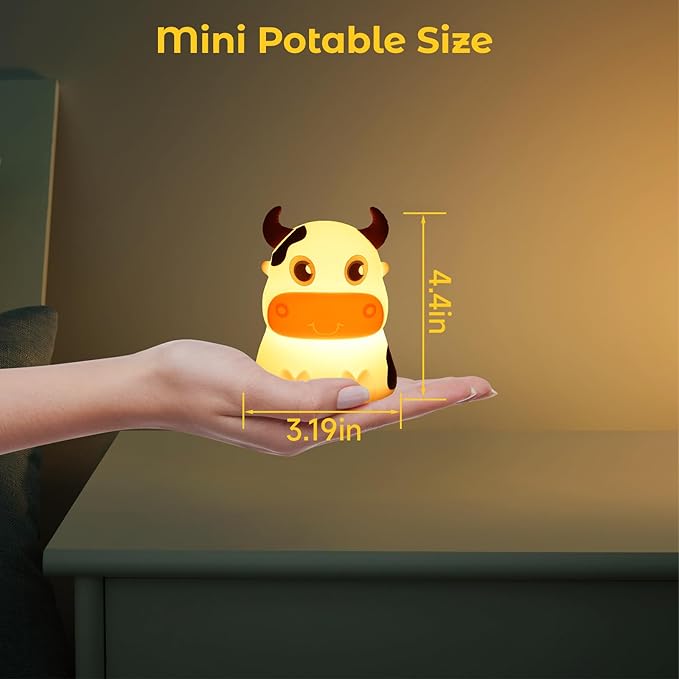 AVEKI Night Light for Kids, Portable Tap Control Rechargeable Nightlight Lamp - Image 7