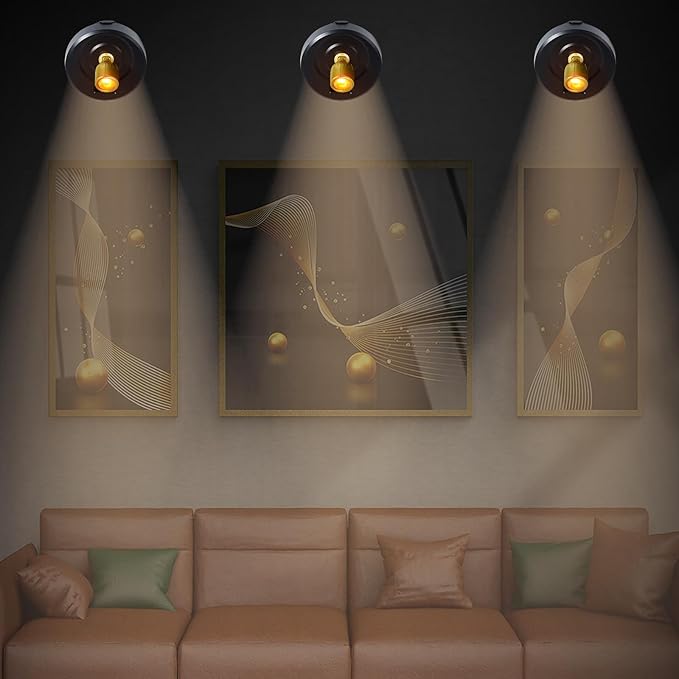 Battery Operated Spotlight, Wireless Picture Lights - Image 8