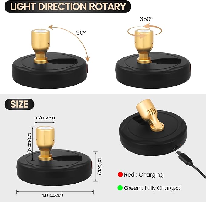 Rechargeable Spotlight, Battery Powered Picture Lights - Image 6