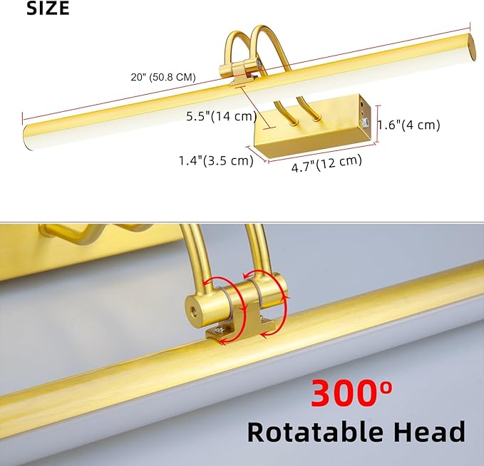 Picture Light, Picture Lights for Wall Cordless, Battery Wall Lights for - Image 7