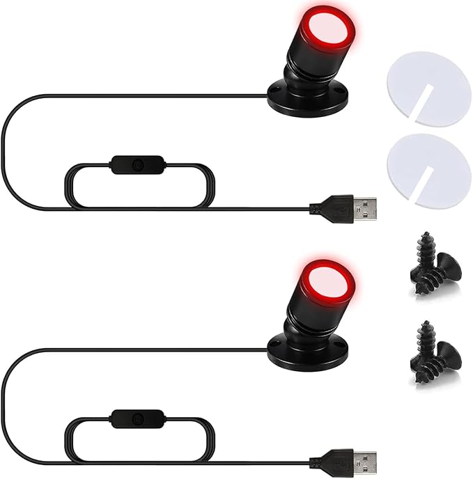 USB Powered Mini Spotlights for Displays 2-Pack – 5V Small LED Spot Lights - Image 8