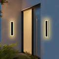 2 Pack LED Outdoor Long Wall Lights, 24 inch Outdoor Linear Light by QueeuQLighting