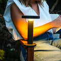 Round Solar Table Lamp – Portable LED Light by VerLuce