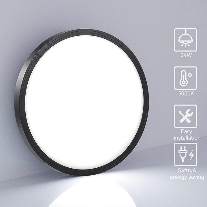 16Pack-12 Inch 3200LM Flush Mount LED Ceiling Lights - Image 3
