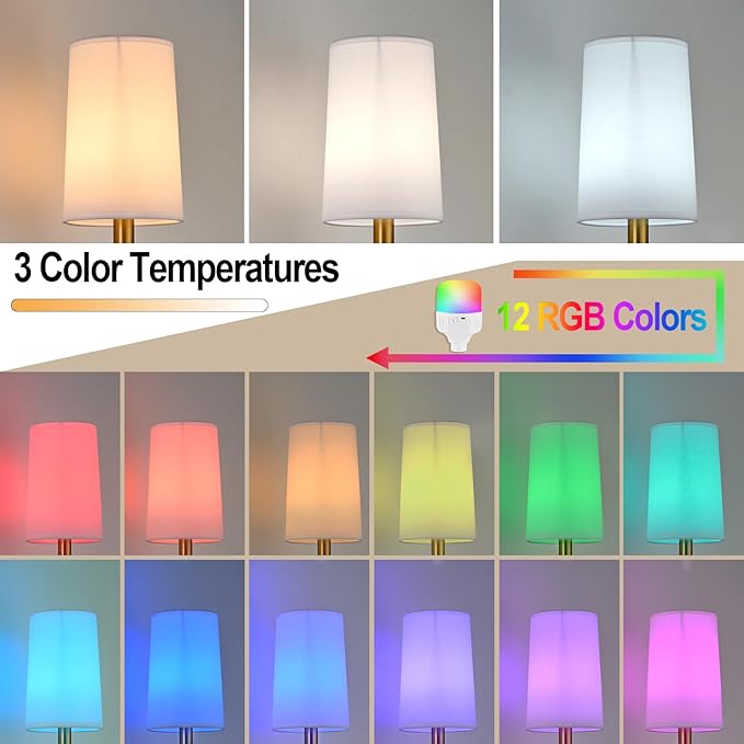TERLEENART Battery Operated Wall Sconce Set of 2, Cordless Rechargeable Wall - Image 4