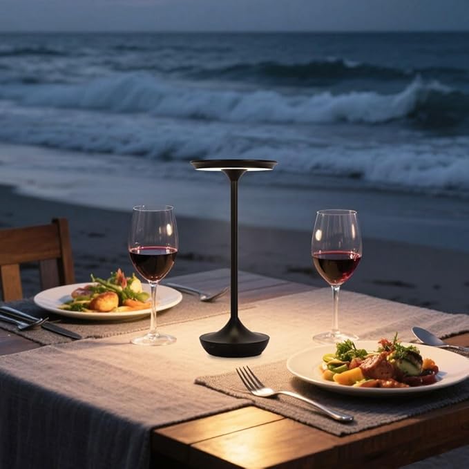 EJQ Rechargeable Cordless Table Lamp, 6000mAh Battery Operated LED Table Lights - Image 2