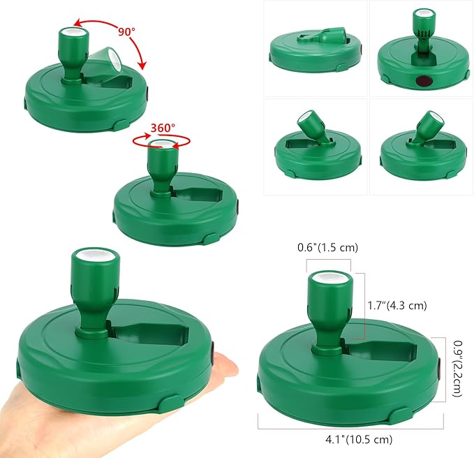 Battery Operated Spotlight, Cordless Plant Tree Spot Lights Indoor, LED - Image 6