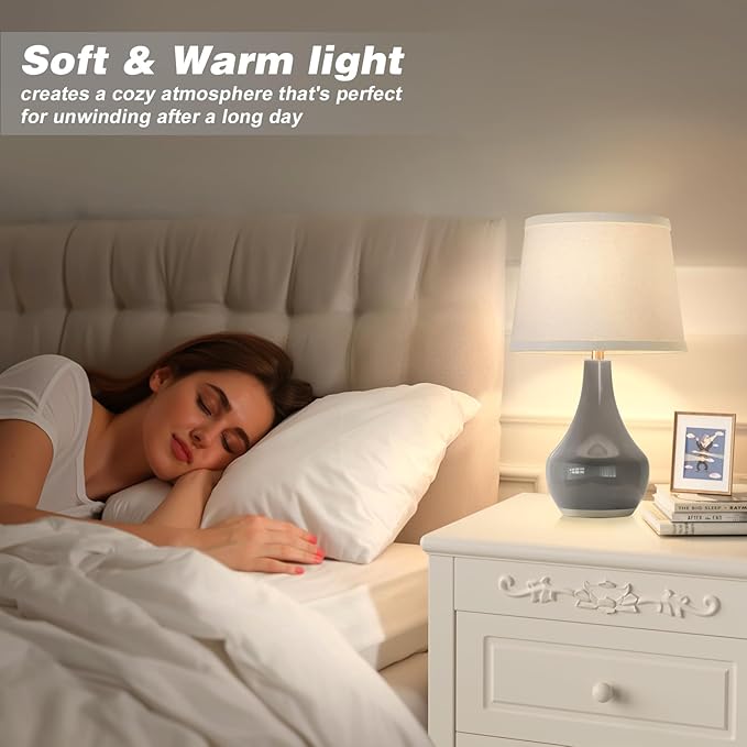 Seealle Modern Ceramic Table Lamps - Image 6