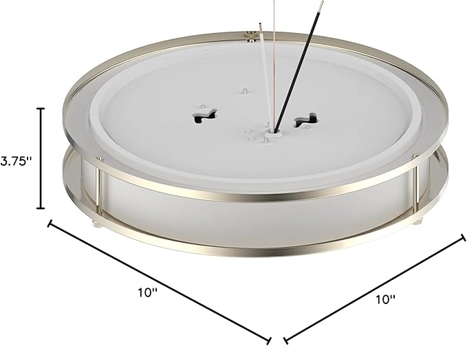 DYMOND 10 Inch LED Ceiling Light Flush Mount Dimmable Surface Mount Brushed - Image 8