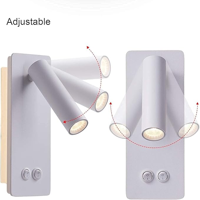 Bedside Reading Lamp Wall Mounted, LED Wall Reading Lights - Image 3