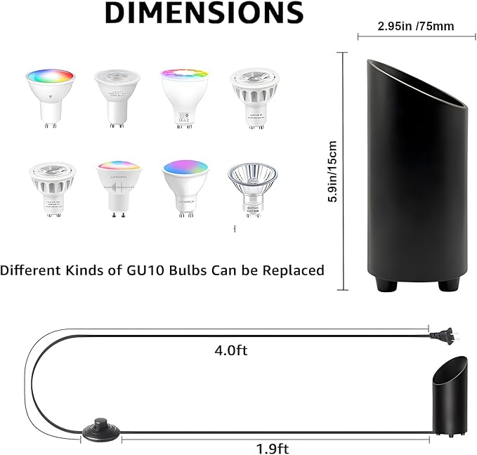 Spot Lights Indoor Uplights 8W Floor Can Uplighting Indoor - Image 4