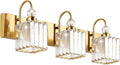 Ralbay Modern Gold Crystal Vanity Lights by RalbayLighting
