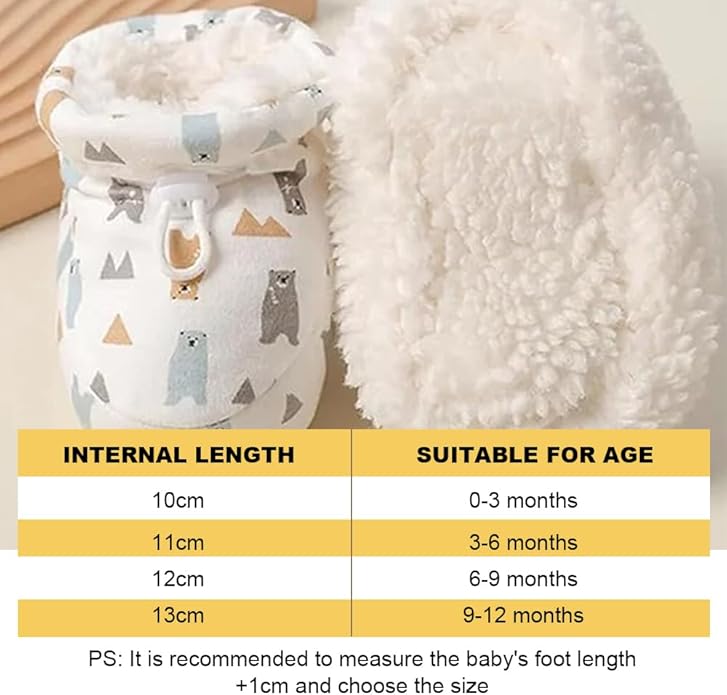 Warm Fur Baby Boots, 2024 New Warm Cozy Fleece Baby Booties, Winter Snow - Image 6