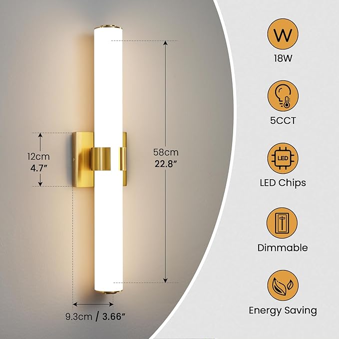 Bathroom Vanity Light Fixtures Over Mirror - Image 5