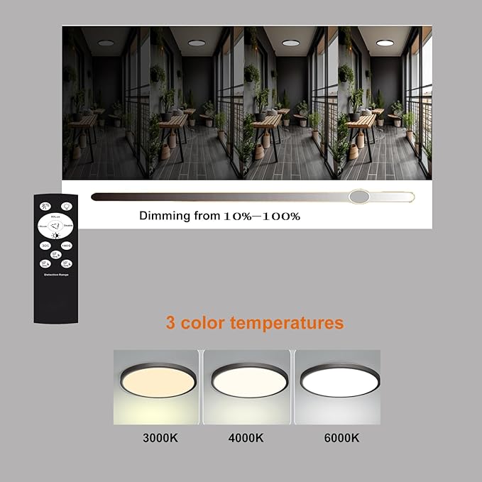 7 Inch Motion Activated Closet Light, Flush Mount Light Fixture, Motion Sensor - Image 5