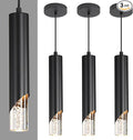 3 Pack Minimalist Kitchen Island Pendant Lights, Bubble Acrylic, Adjustable by Daoseolo