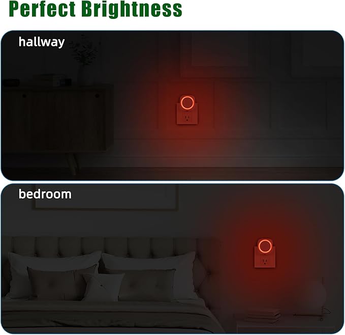 LED Night Lights Plug into Wall, Indirect Soft Dimmable Night Light - Image 7