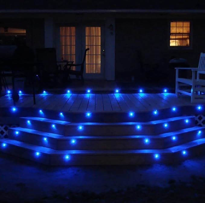 LED Deck Lights 0.7" Tiny Deck Driveway Light Dock Path Step Road Light Outdoor - Image 2