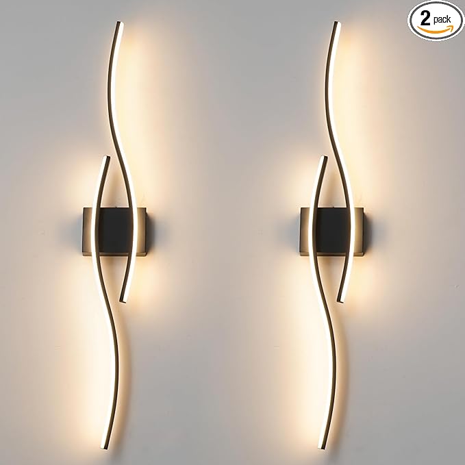 Hardwired Modern Wall Sconce set of Two by Daunton