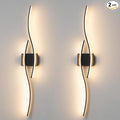 Hardwired Modern Wall Sconce set of Two by Daunton