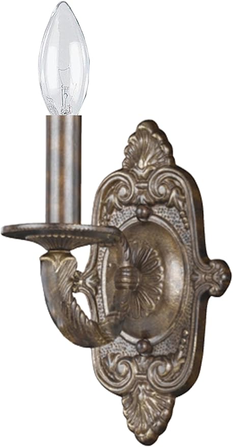 Crystorama Paris Market 1 Light Venetian Bronze Sconce by Crystorama