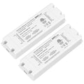 EMITEVER Triac Dimmable Driver, 2 Packs 50W Power Supply, AC 120V to DC 24V by EMITEVER