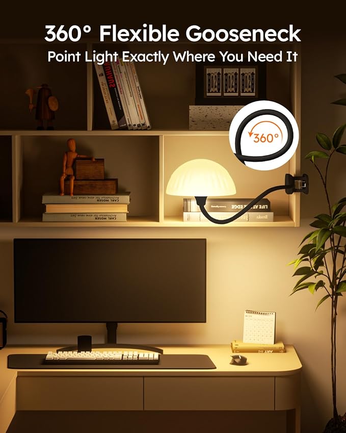 Cordless Clip On Lamp, Touch Control Desk Lamp - Image 6