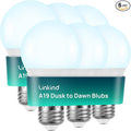 Linkind Dusk to Dawn Light Bulbs Outdoor, A19 Sensor Led Bulbs Automatic On/Off by Linkind