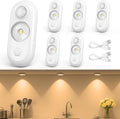 inShareplus LED Motion Sensor Puck Lights, Magnetic Under Cabinet Light Indoor by inShareplus