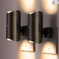 Night Light, 2 Pack LED Night Lights Plug into Wall, Soft White 3000K, 0-100LM by MATELOTI