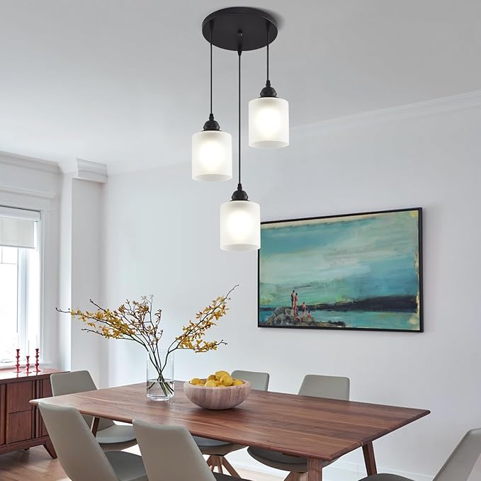 3 Lights Industrial Pendant Light - Image 2