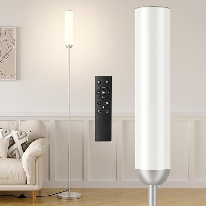 Ambimall LED Floor Lamp with Remote Control, Foot Switch by Ambimall