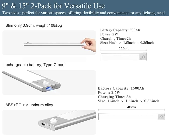 TECHNOVA Wireless Under Cabinet Lighting - Image 5